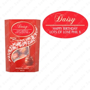 Etichetta di cioccolato personalizzata Buon compleanno per ogni occasione Adesivo Regali divertenti unici Regalo di San Valentino Festa della mamma