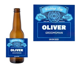 Benutzerdefinierte Hochzeit Drink Bud Light Beer Flasche Aufkleber Etiketten mit Namen Label alles Gute zum Geburtstag für jeden Anlass