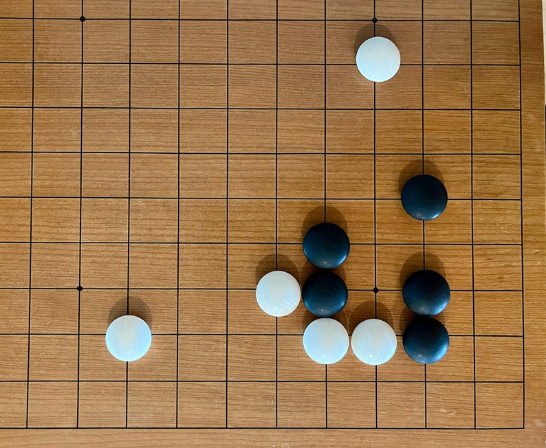 9.59.8mm Clamshell Go Stones & Bowls With Paulownia Storage Etsy