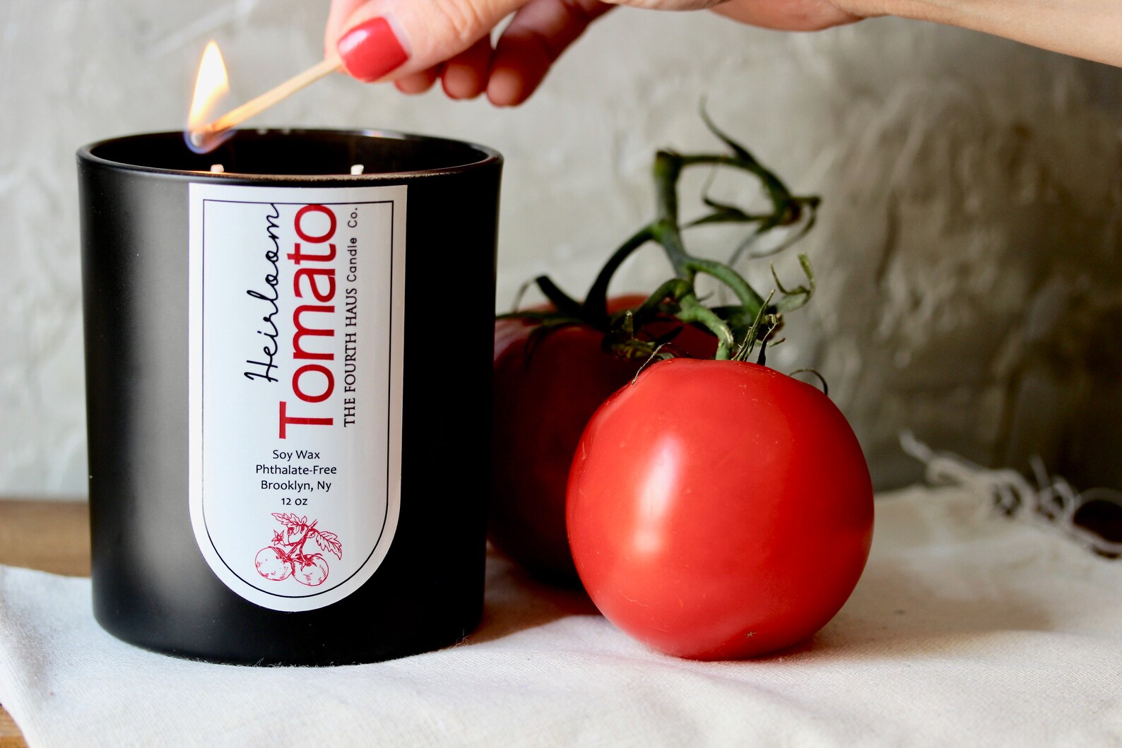 Heirloom Tomato Soy Candle Scented Candle Gardening Etsy