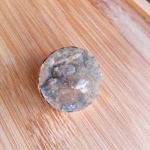Druzy Broche, Drusy, natuur broche, rustieke sieraden, geode sieraden, steen, boho, kristal, hemel, planeet, kwarts, krater, aarde sieraden,