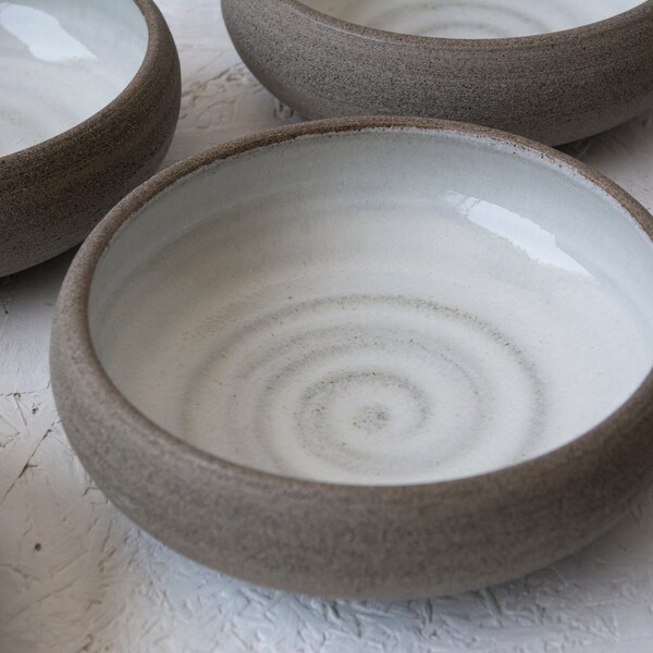 Shallow Ceramic Bowl Etsy