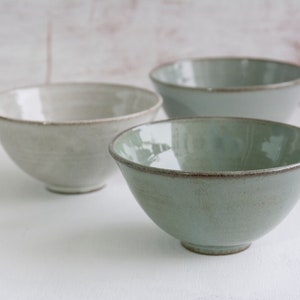 Small Serving Ceramics Bowls for Dips and Snacks / Laguna Mini Bowls