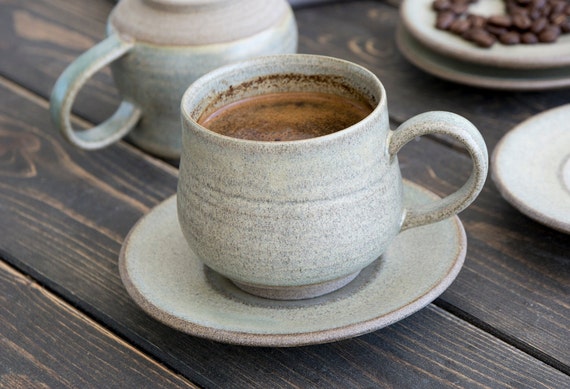 MU MO Cappuccino Tassen Aus Keramik – Weiße Porzellantassen, Spülmaschinengeeignet, Für Kaffee & Tee, Japanisches Design