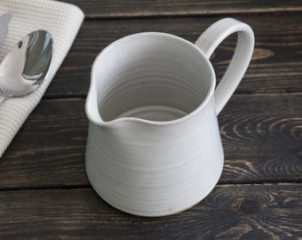 Pottery Vase, Utensil Holder, Ceramic Pitcher