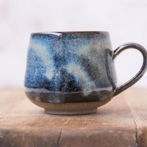 Ceramic Espresso Blue Coffee Cup, 3 fl. oz
