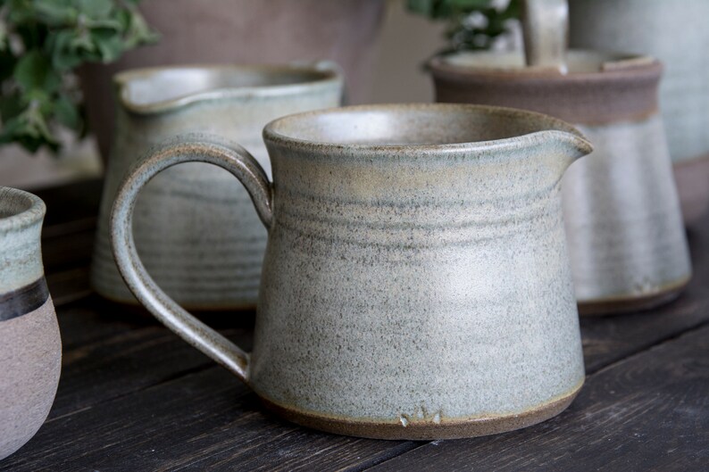 Keramik Kaffeesahne, Milchkännchen Bild 7