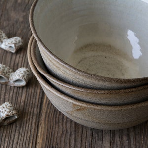 Ramen Bowl, Ceramic White Soup Bowl image 7