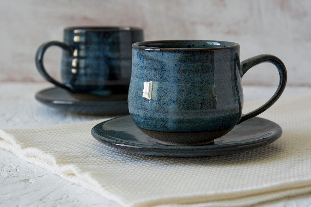 Pottery Cappuccino Cup, Petite Tasse, 5 Fl. Oz