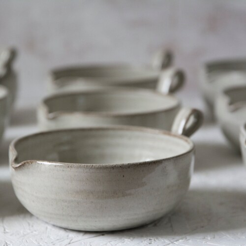 Large Pottery Serving Bowl Ceramic Baking Dish Cake Baking Etsy UK