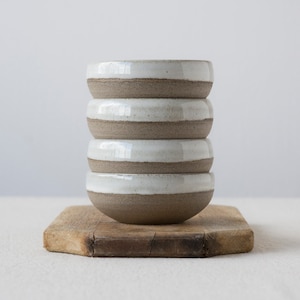 Small Ceramic Bowls, Set of 4