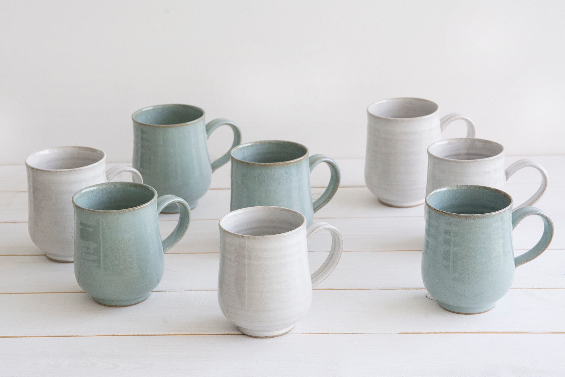 vancasso Set di 6 Tazze Grandi in Ceramica da 480ml - Tazze da Caffè