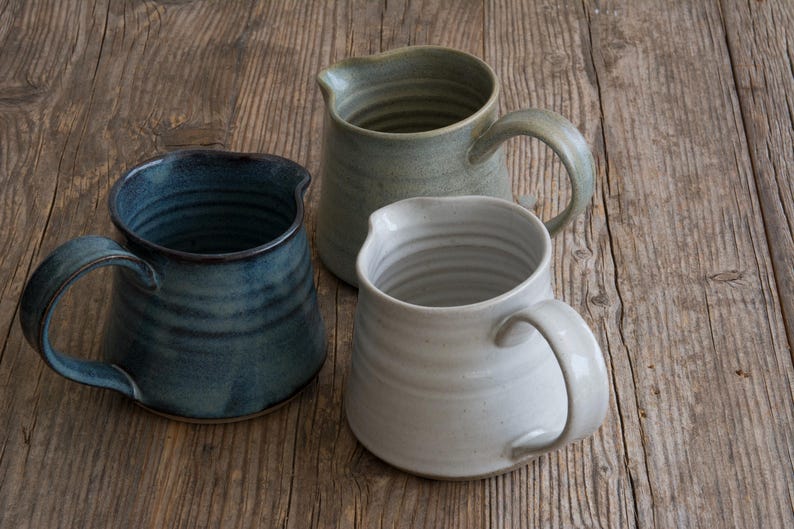 Keramik Kaffeesahne, Milchkännchen Bild 17