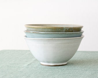 Ceramic Ramen Bowls, Noodles Bowls, Handmade Holiday Gift