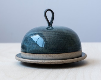 Ceramic Round Butter Dish With Lid