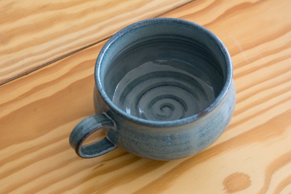 Ceramic Soup Bowl With a Handle, Soup Mug 