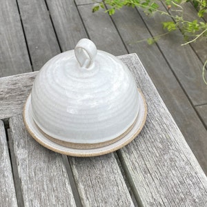 Handmade Butter Dish with Lid, Perfect Gift for Cooks, Rustic Pottery, Covered Butter Dish image 10