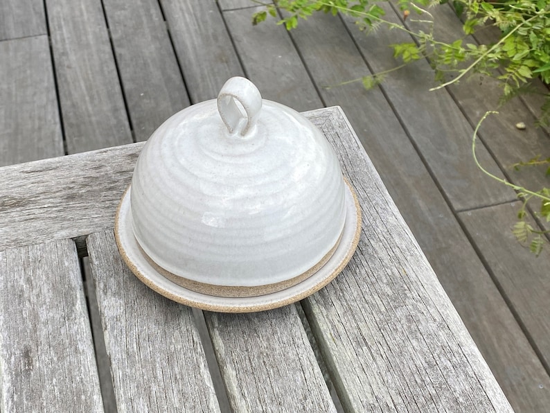 Handmade Butter Dish with Lid, Perfect Gift for Cooks, Rustic Pottery, Covered Butter Dish image 10