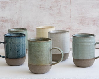 Keramisk kaffemugg med handtag