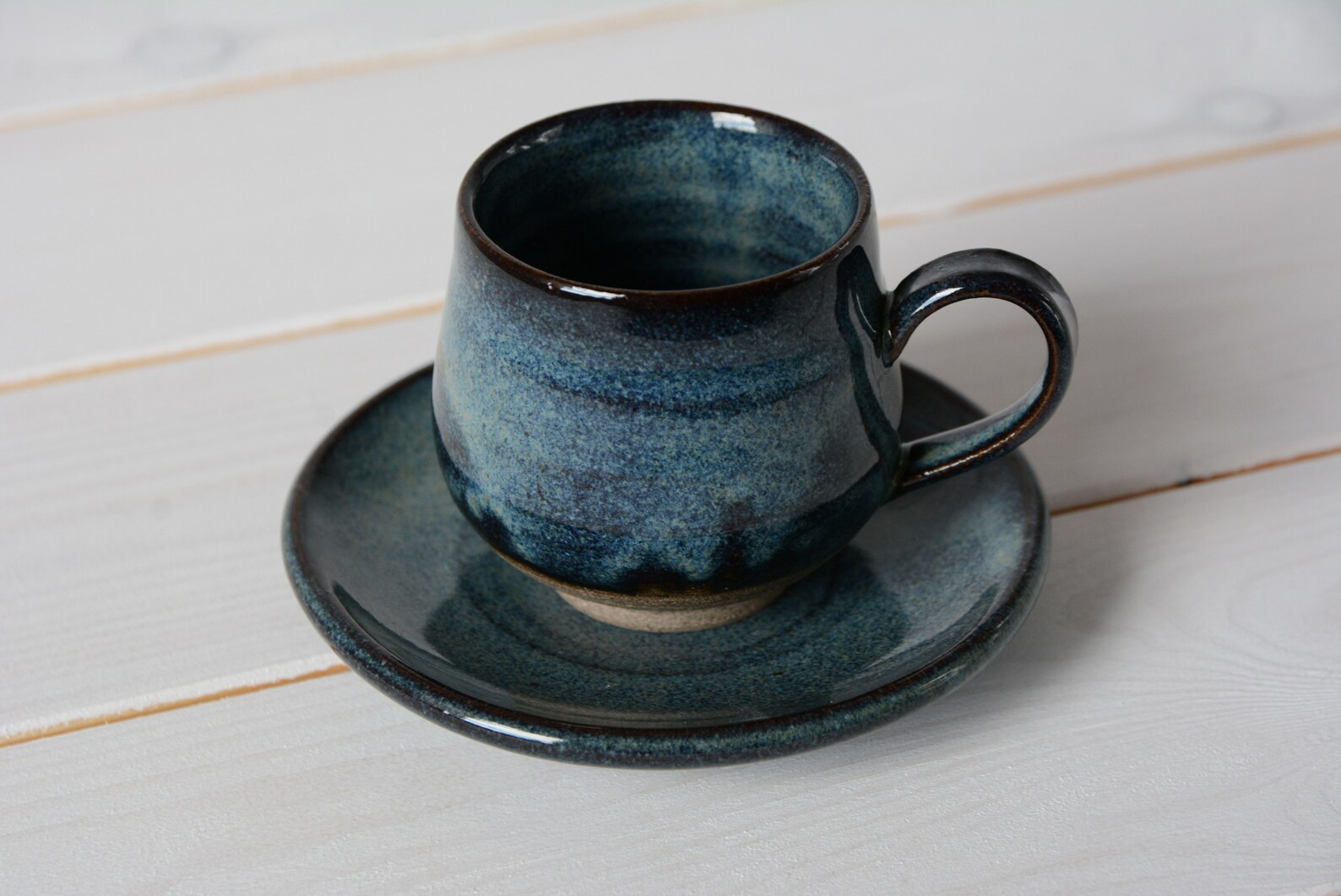 Set of 6 Pottery Espresso Cups Etsy