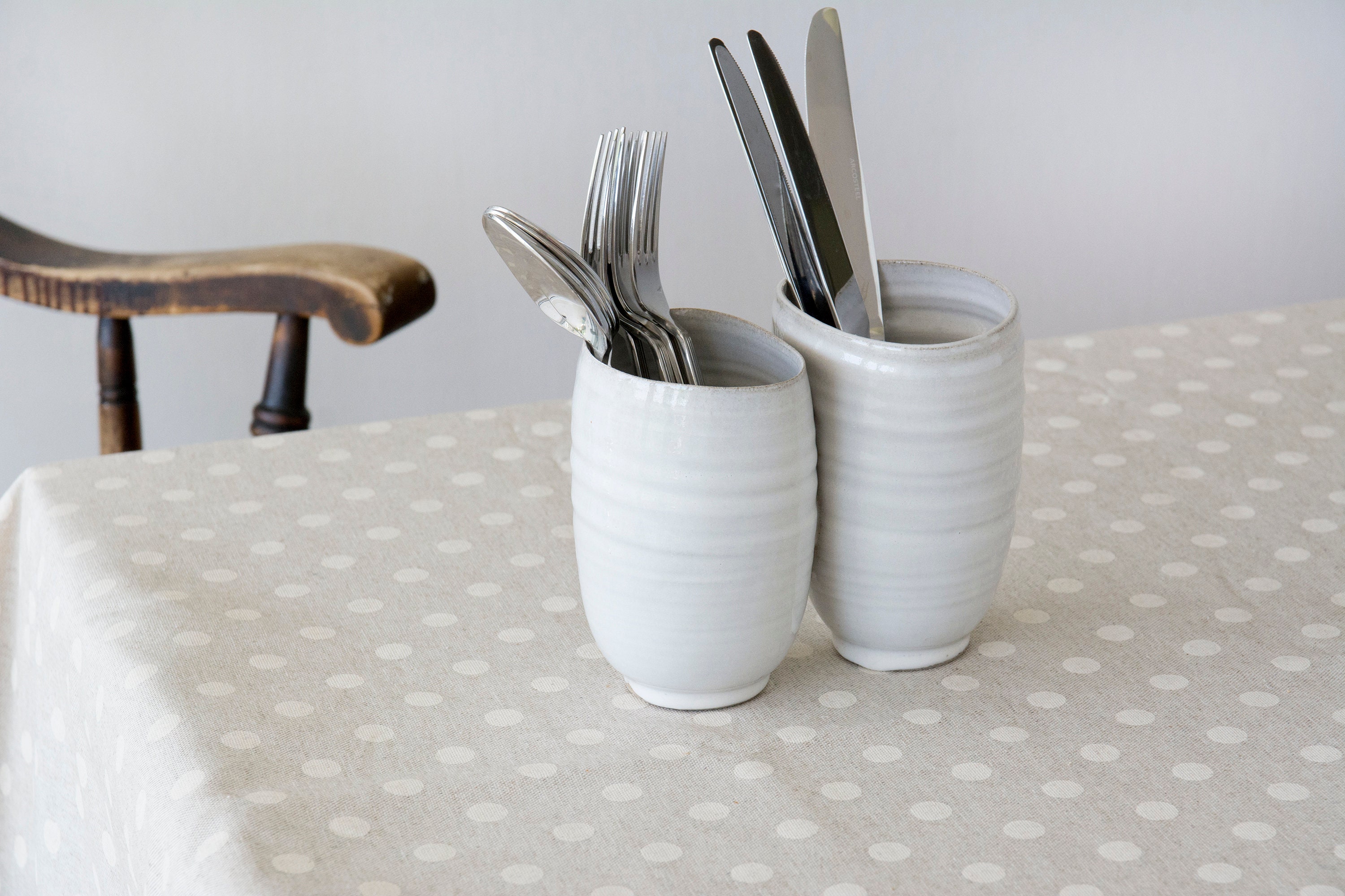 ORGANIZZATORE POSATE CON base in legno supporto utensili lavello