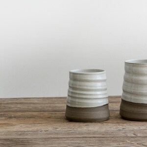 Wheel-thrown crock set, ideal for functional storage and elegant display