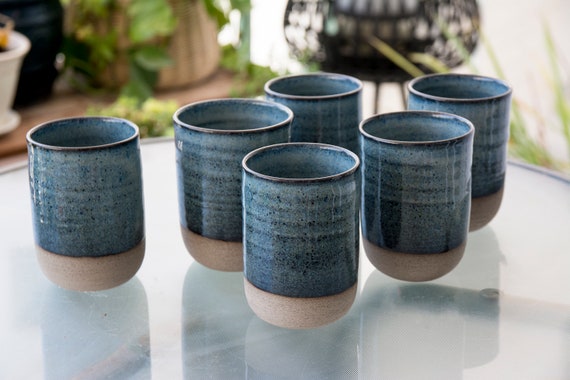 Keramik Tasse Ohne Henkel, 6er Set
