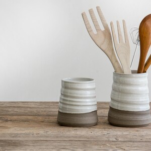 Artisan-made crock with a timeless design for home décor