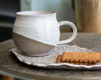 Große Tee- oder Kaffeetasse, 350 ml / Bauchbecher