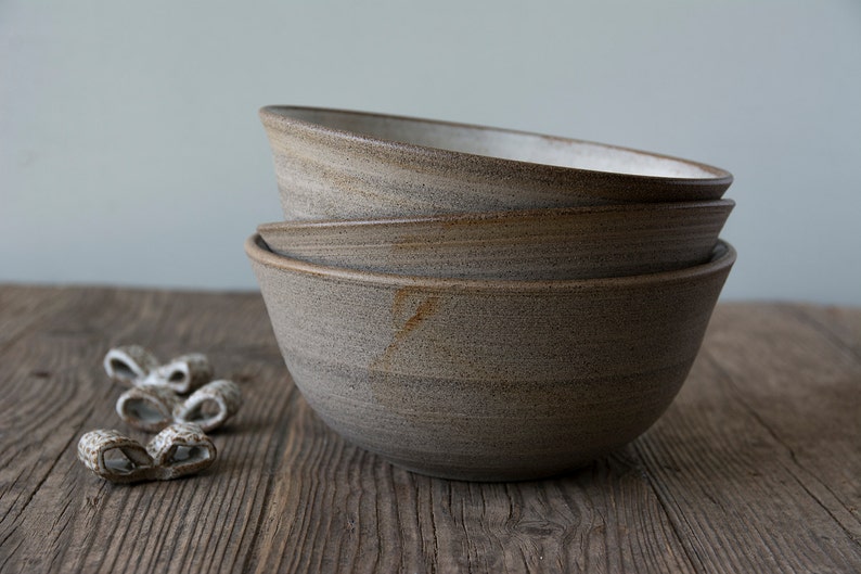 Ramen Bowl, Ceramic White Soup Bowl image 8