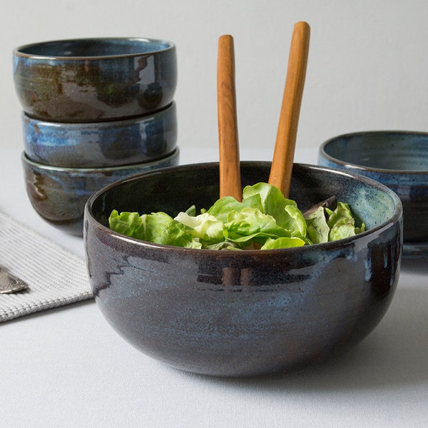 Pottery Rustic Salad Bowl