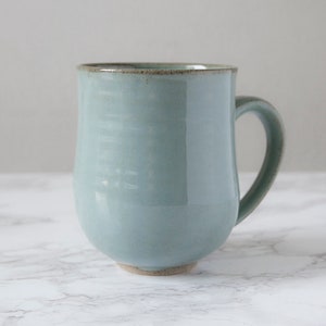 Blue Pottery Coffee Mug, 10 fl. oz image 4