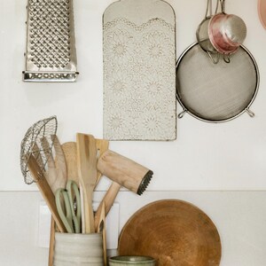 Portautensili, portaposate, arredamento in stile country francese, contenitore per la cucina, organizer per posate immagine 8