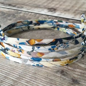 Felda B Liberty spaghetti cord for sewing, crafting, hair accessories or worn as shoelaces