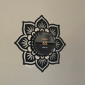 Metal Mandala (Nest) Thermostat Wall Plate