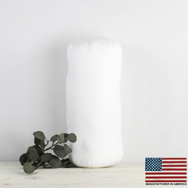 7x24 | Bolster Pillows Insert | Indoor Outdoor Down Alternative Hypoallergenic Polyester Pillow Insert | Quality Insert | Pillow Form
