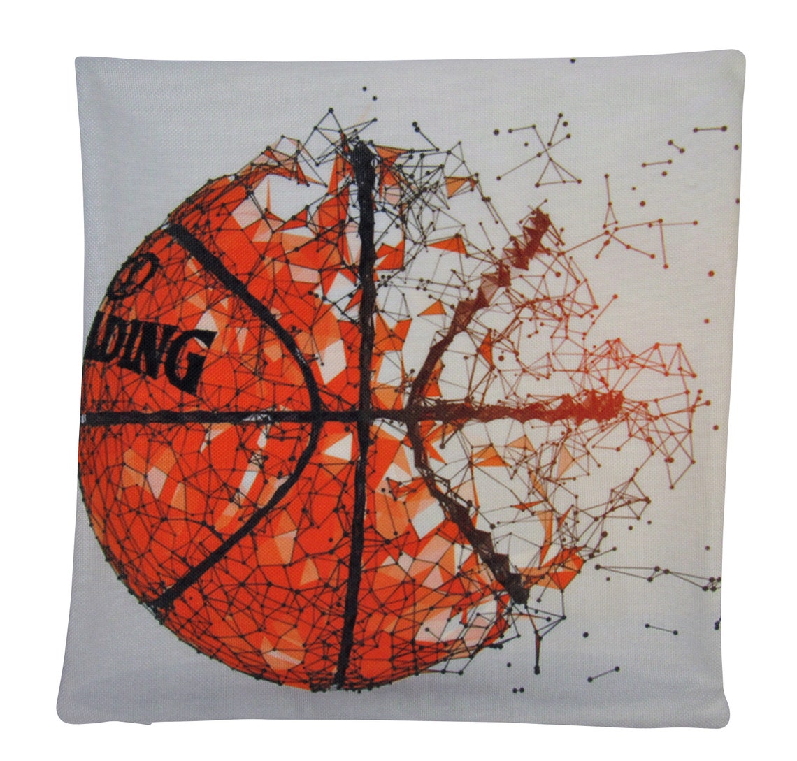 Basketball Pillow Cover Home Decor Throw Pillow Etsy