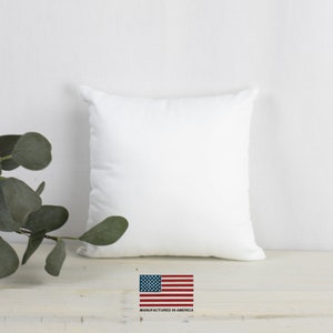 14x14 | Indoor Outdoor Hypoallergenic Polyester Pillow Insert | Quality Insert | Pillow Inners | Throw Pillow Insert | Square Pillow Inserts