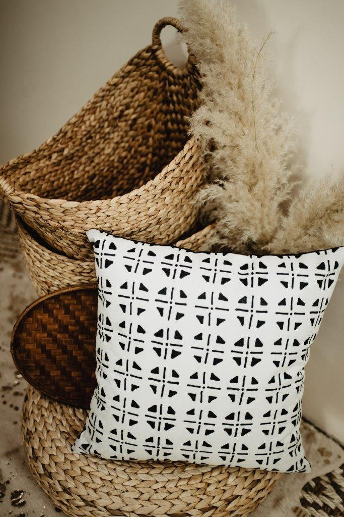 Mudcloth Pillow Covers Black and White Mudcloth Pillow Etsy