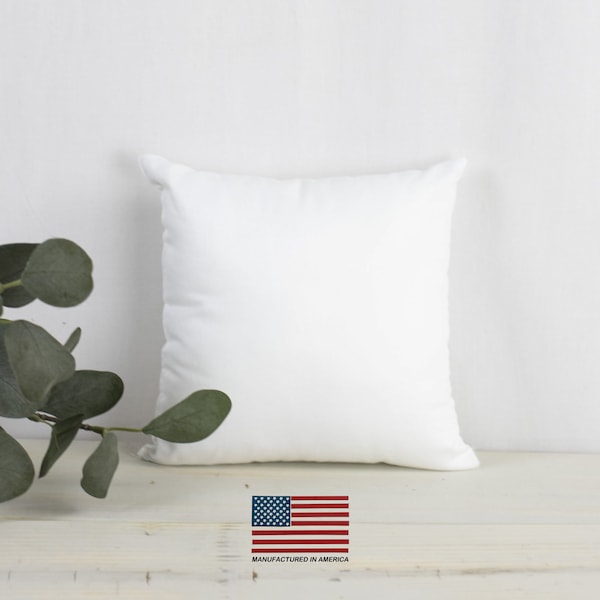 13x13 | Indoor Outdoor Hypoallergenic Polyester Pillow Insert | Quality Insert | Pillow Inners | Throw Pillow Insert | Square Pillow Inserts