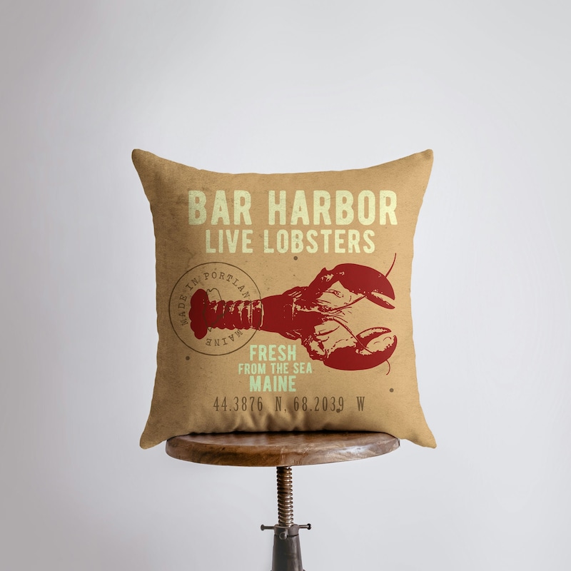 Indoor/ Outdoor Lobster Pillow by C & F main image 1