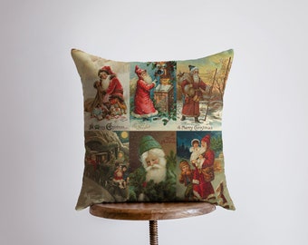 Merry Christmas | Vintage | Throw Pillow | Christmas Pillow | Home Decor | Christmas Pillowcases | Christmas tree | Christmas Gifts