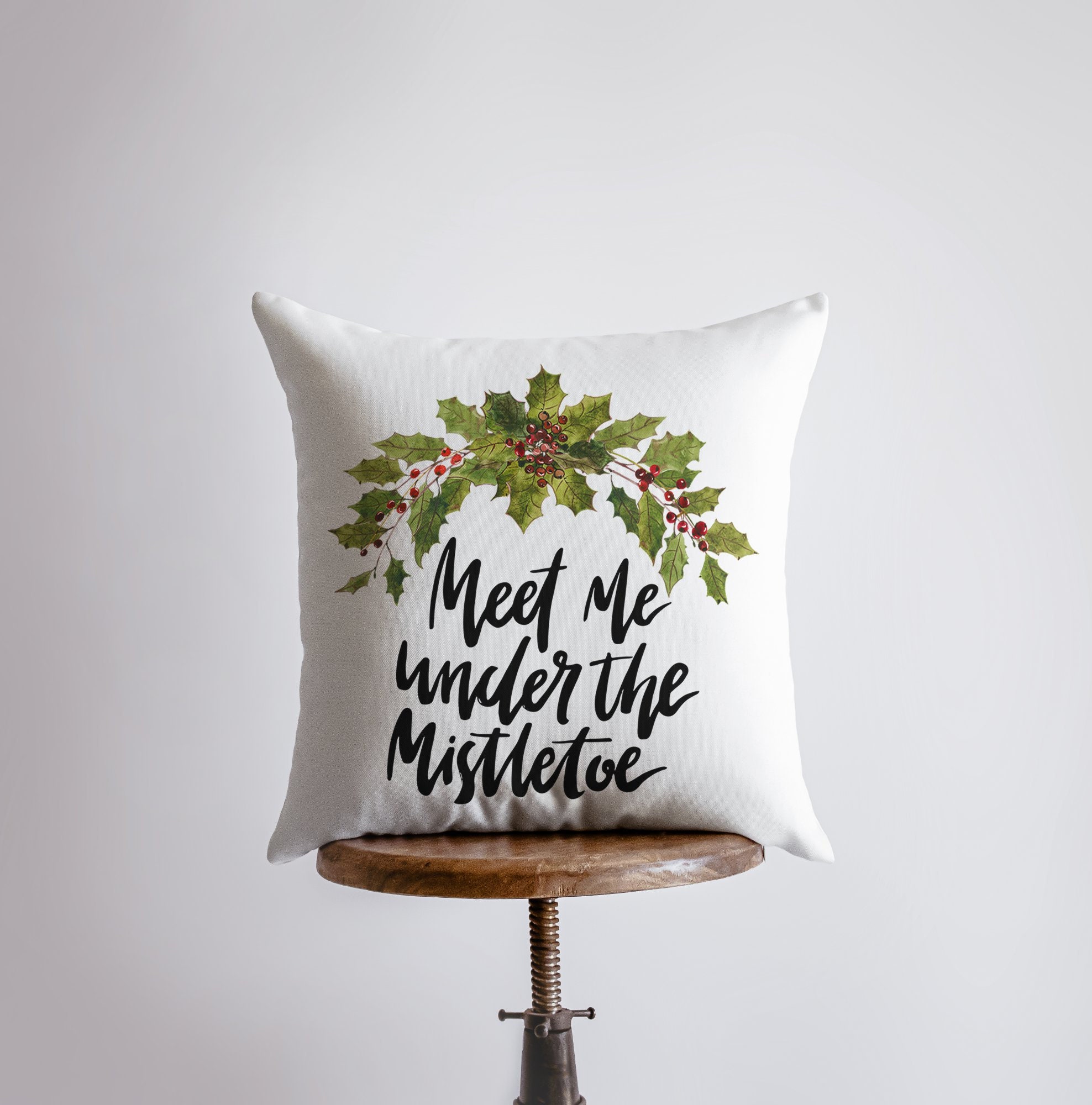 Lets 2025 mistletoe pillow