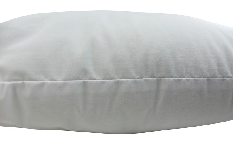 Down Alternative Hypoallergenic Pillow Insert Cotton Cover | 10x10 | 12x12 | 14x14 | 16x16 | 18x18 | 20x20 | 22x22 | 24x24 | Throw Pillow image 5