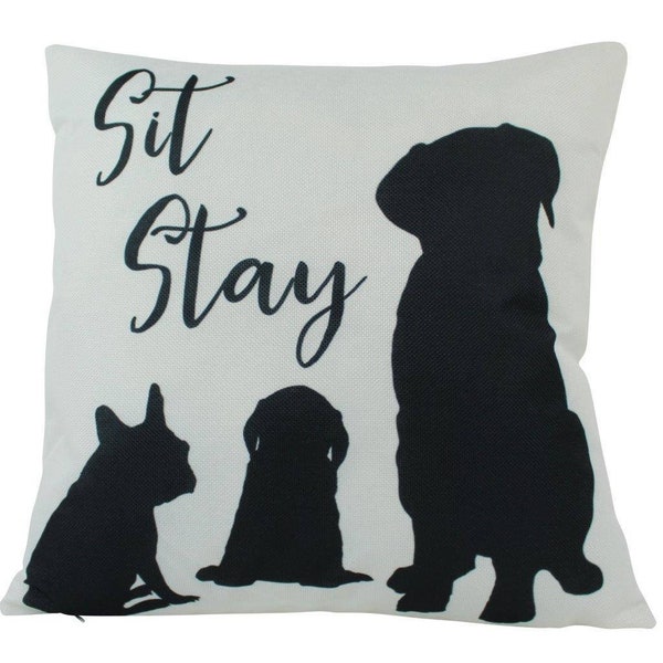 Sit Stay Pillows - Etsy