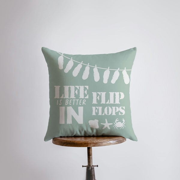 Flip Flop Pillow Etsy