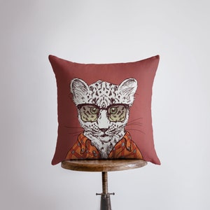 Leopard Hipster | Kissenbezug | Dekokissen | Wohndekor | Designer Kissen Online | Design Akzente Kissen | Home Accent Kissen | Geschenk