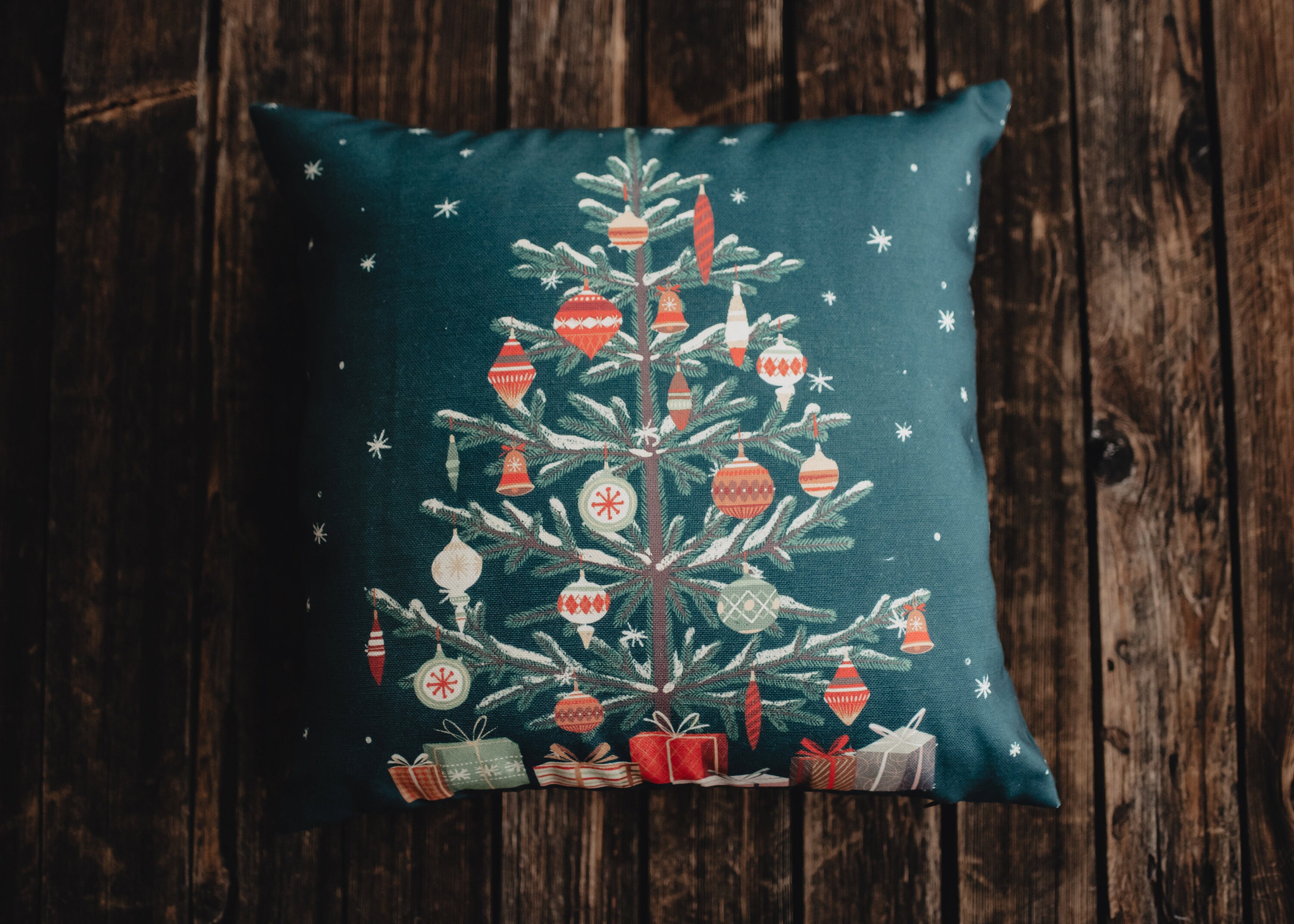 Nordic Pine Christmas Tree, Throw Pillow, Thank you Gift, Teacher Gift, New Home Gift, Grandma Gift, Mom Gift