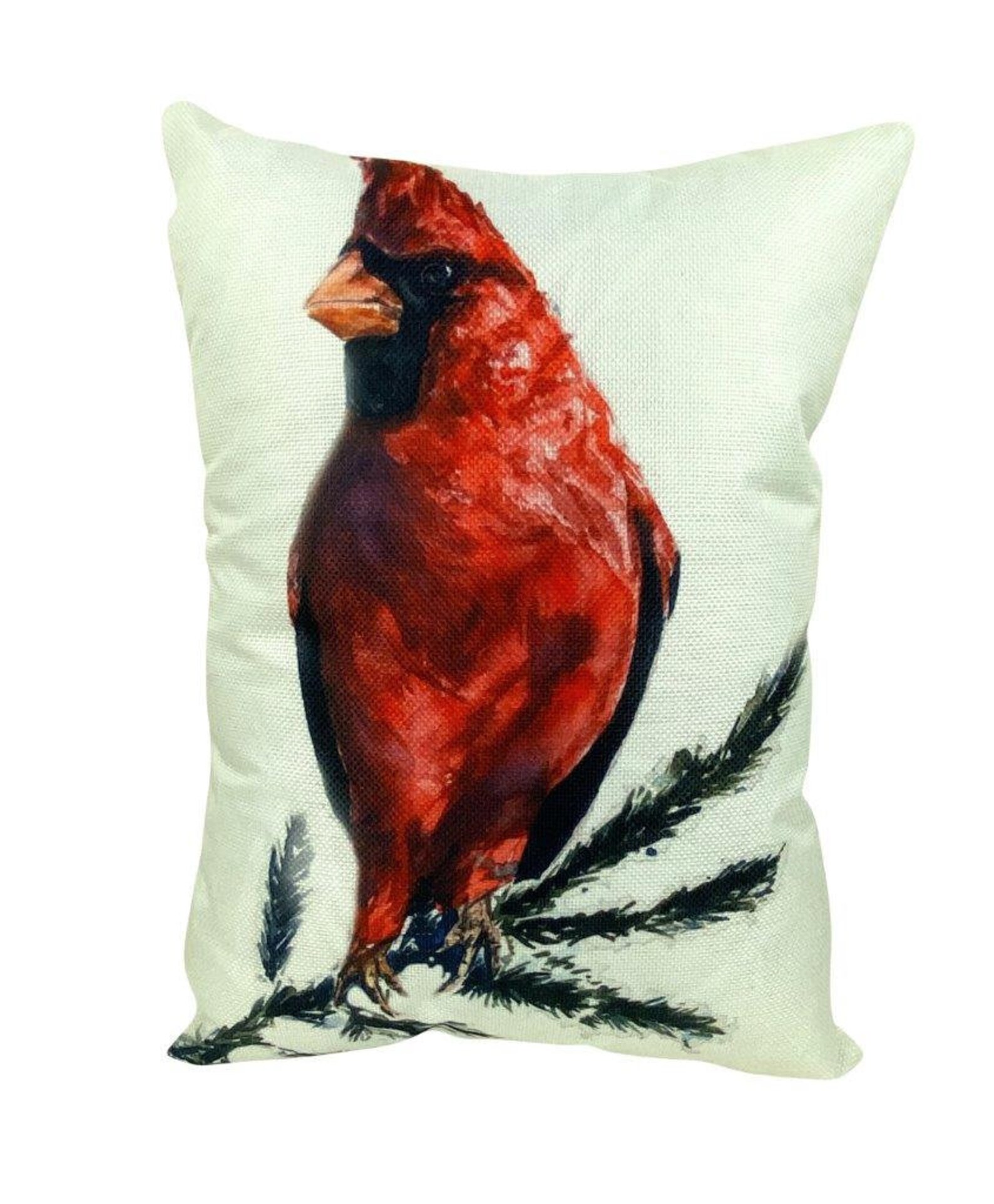 Bird Cardinal Red Cardinal Pillow Cover Throw Pillow Etsy