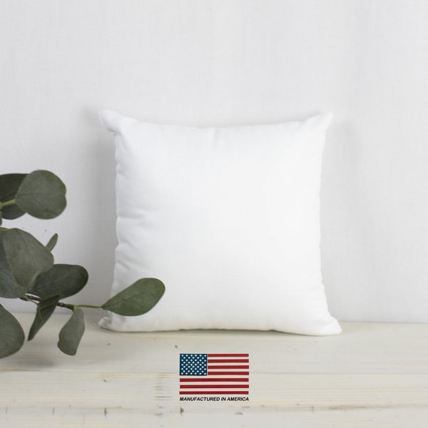 10x10 | Indoor Outdoor Hypoallergenic Polyester Pillow Insert | Quality Insert | Pillow Inners | Throw Pillow Insert | Square Pillow Inserts